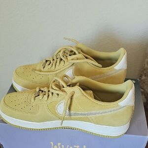 Nike Yellow and White Athletic Shoes